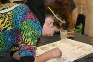 Student Sorting Macro-Invertebrates